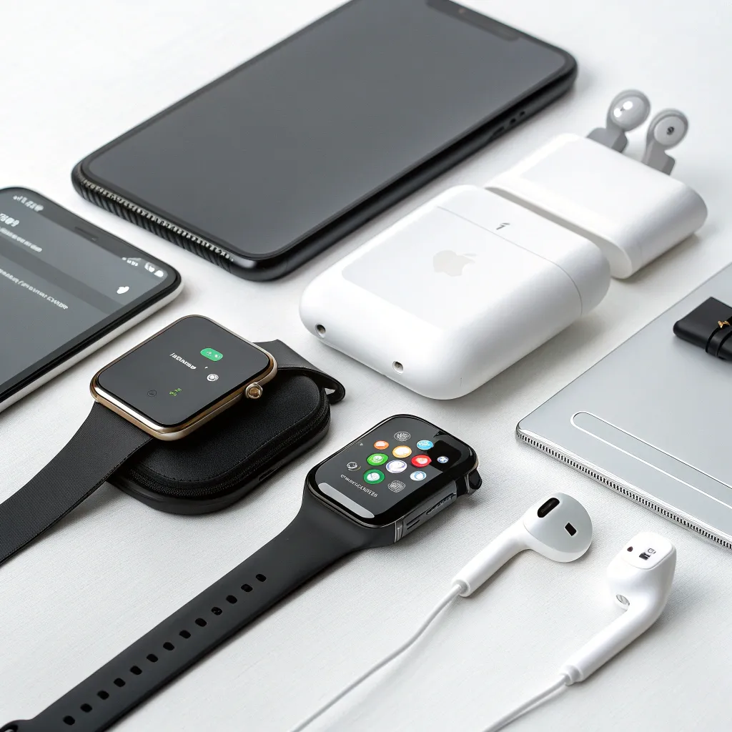 Variety of modern gadgets